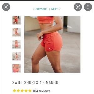 Senita Athletics- Mango swift shirts 4- size Large